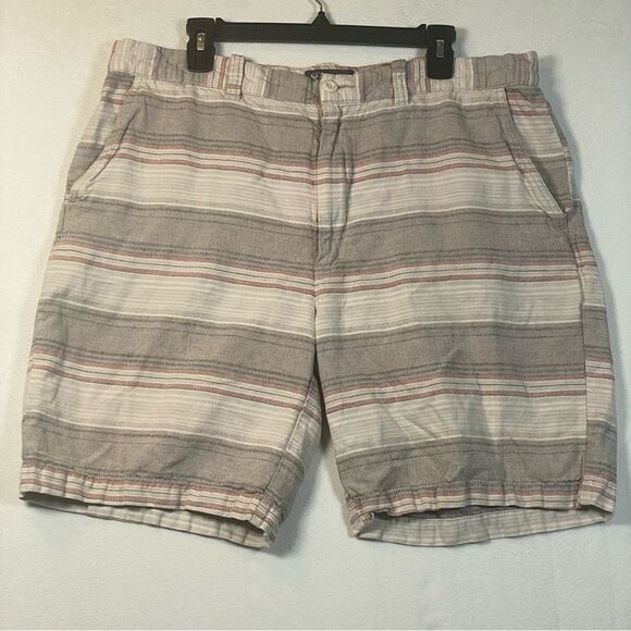 St. John's Bay Other - St John's Bay Linen Blend Striped Shorts Size 38
